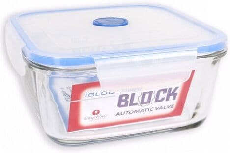 Borgonovo Hermético con Tapa Válvula Superblock cuadrada 17 cm