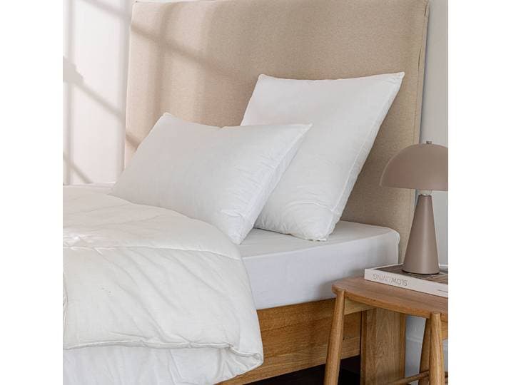 Oreiller fibre sensation duvet confort ferme - Blancheporte