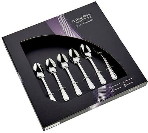 Arthur Price Classic Britannia Set of 6 Coffee Spoons