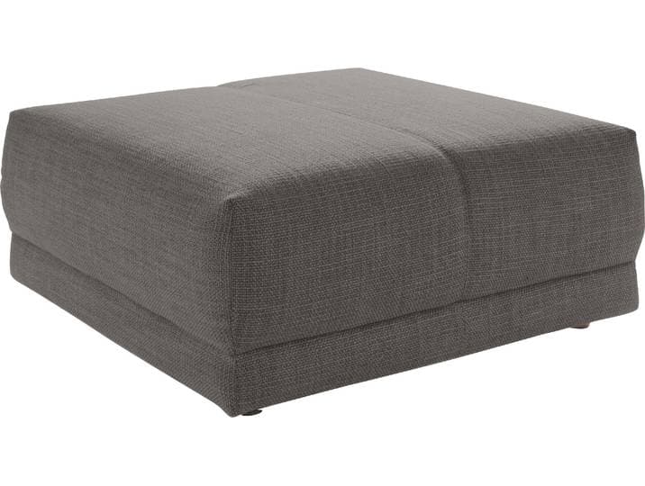 Hocker, Flachgewebe 100% Polyester, Dunkelgrau, 95×42 cm, Modern, DESIGNWERK New York