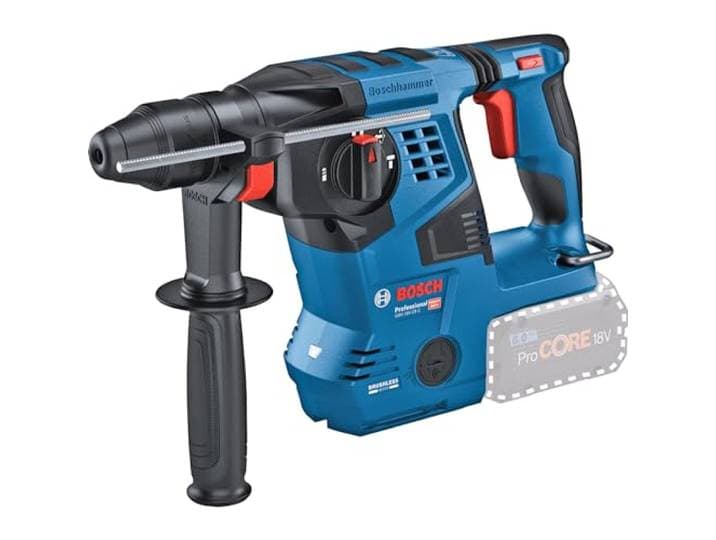Bosch PRO Perforateur sans-fil SDS plus GBH 18V-28 C La puissance du filaire et la liberté du sans-fil : le perforateur sans fil pour perforer à pleine puissance Outils connectés