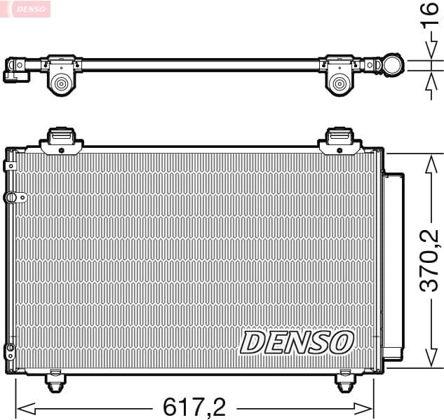 Denso Kondensator, Klimaanlage Dcn50112 Für Toyota