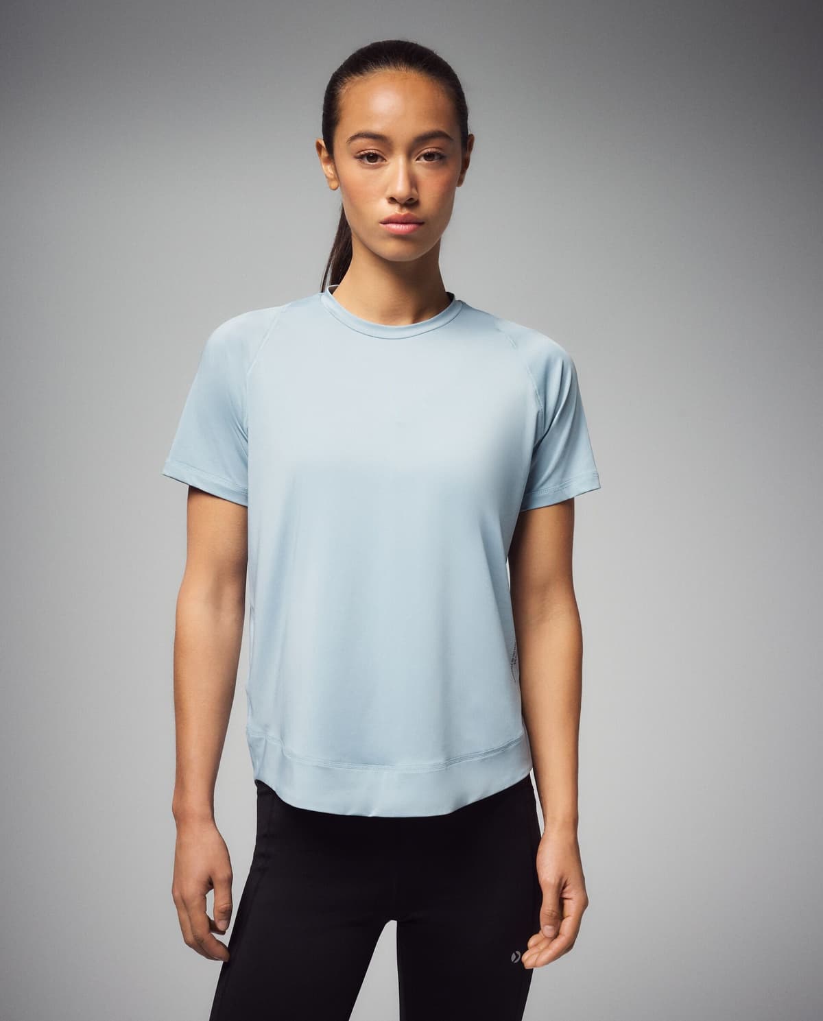 Boomerang Camiseta de running de de mujer.  (L) 400 Azul