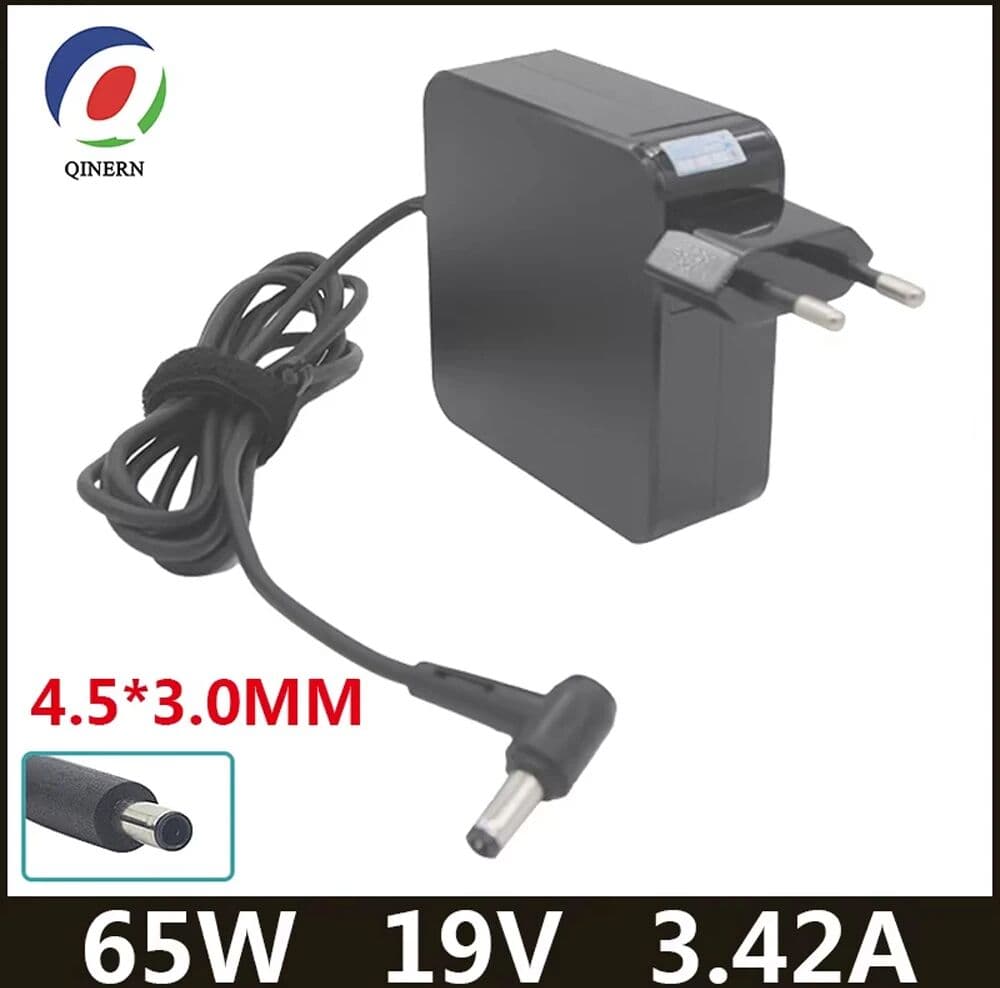 LZUMWS 19V 3.42A 65W 4.5*3.0MM Charger Laptop Adapter For MSI Modern ASUS X755J UX481 UX481FL UX480 P553UJ PU301LA Zenbook UX31A U38N