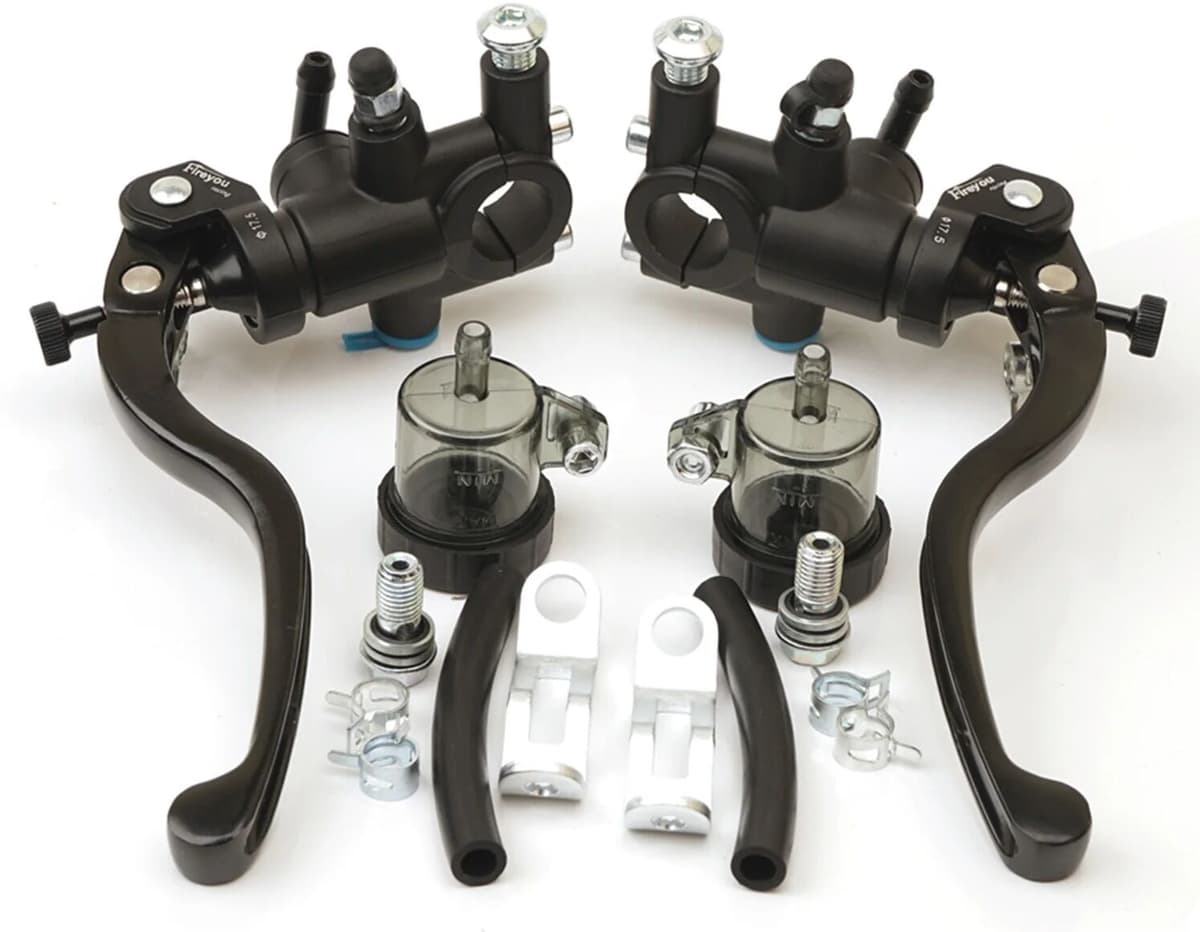 Fireyouracing 17.5rcs Brake Clutch Hydraulic Cylinder Lever 22mm Motorcycle Bike for Honda XR400 Cb400ss Hayabusa GSXR 1000 Yamaha MT10 R1