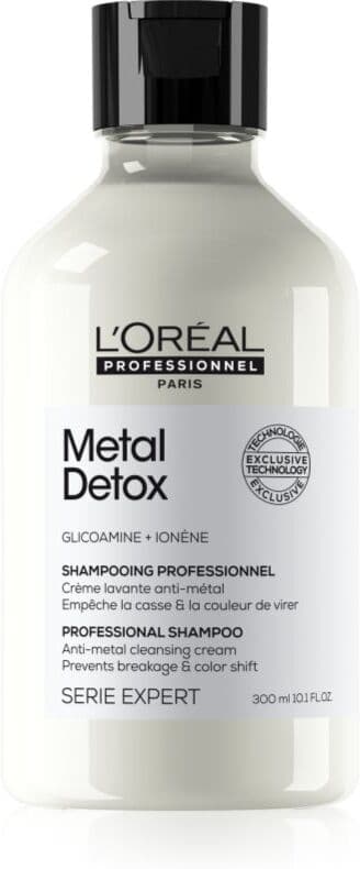 L’Oréal Professionnel Serie Expert Metal Detox szampon głęboko oczyszczający do włosów farbowanych i zniszczonych 300 ml