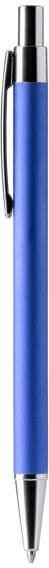 Stylo publicitaire en aluminium recyclé Rodal Bleu Royal BLUE INK