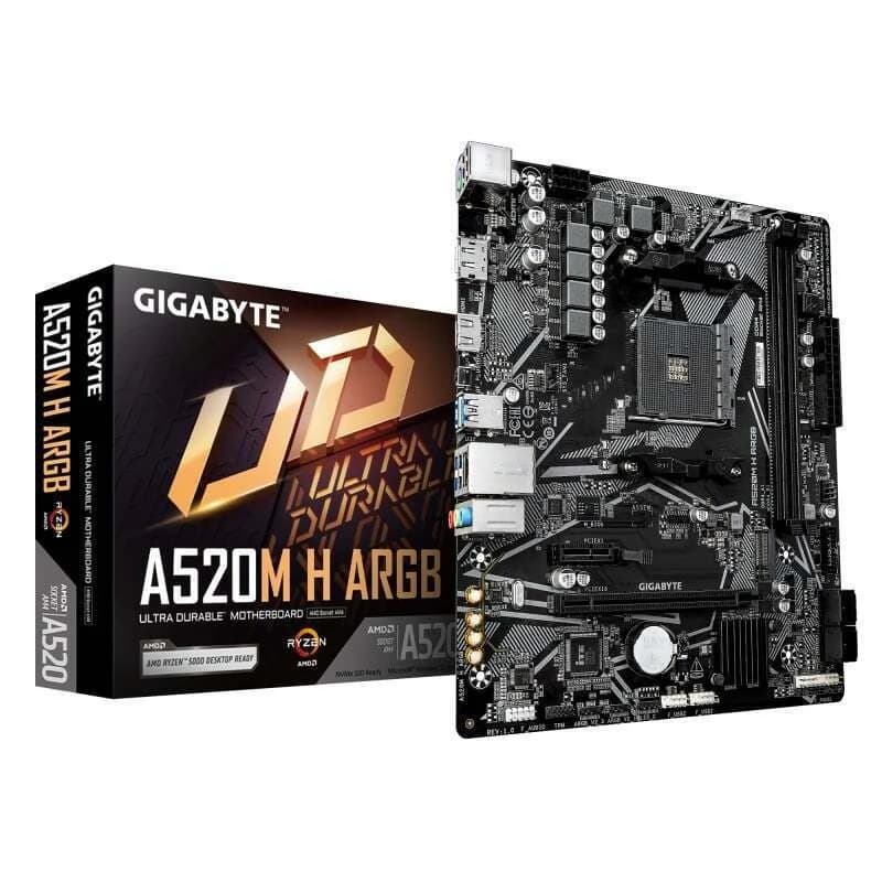 Gigabyte A520M H ARGB Motherboard Micro ATX με AMD AM4 Socket