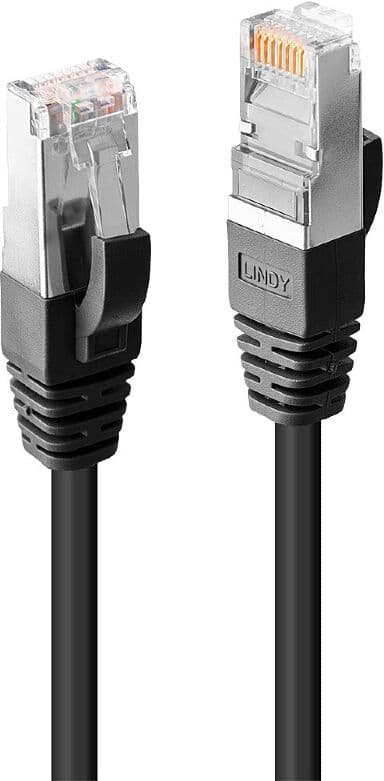 Lindy S/FTP Cat6 15m Black 45608