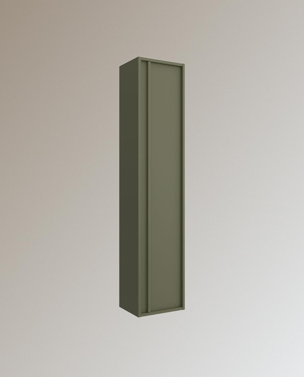 Salgar Columna de baño con 1 puerta Attila . Verde Satín