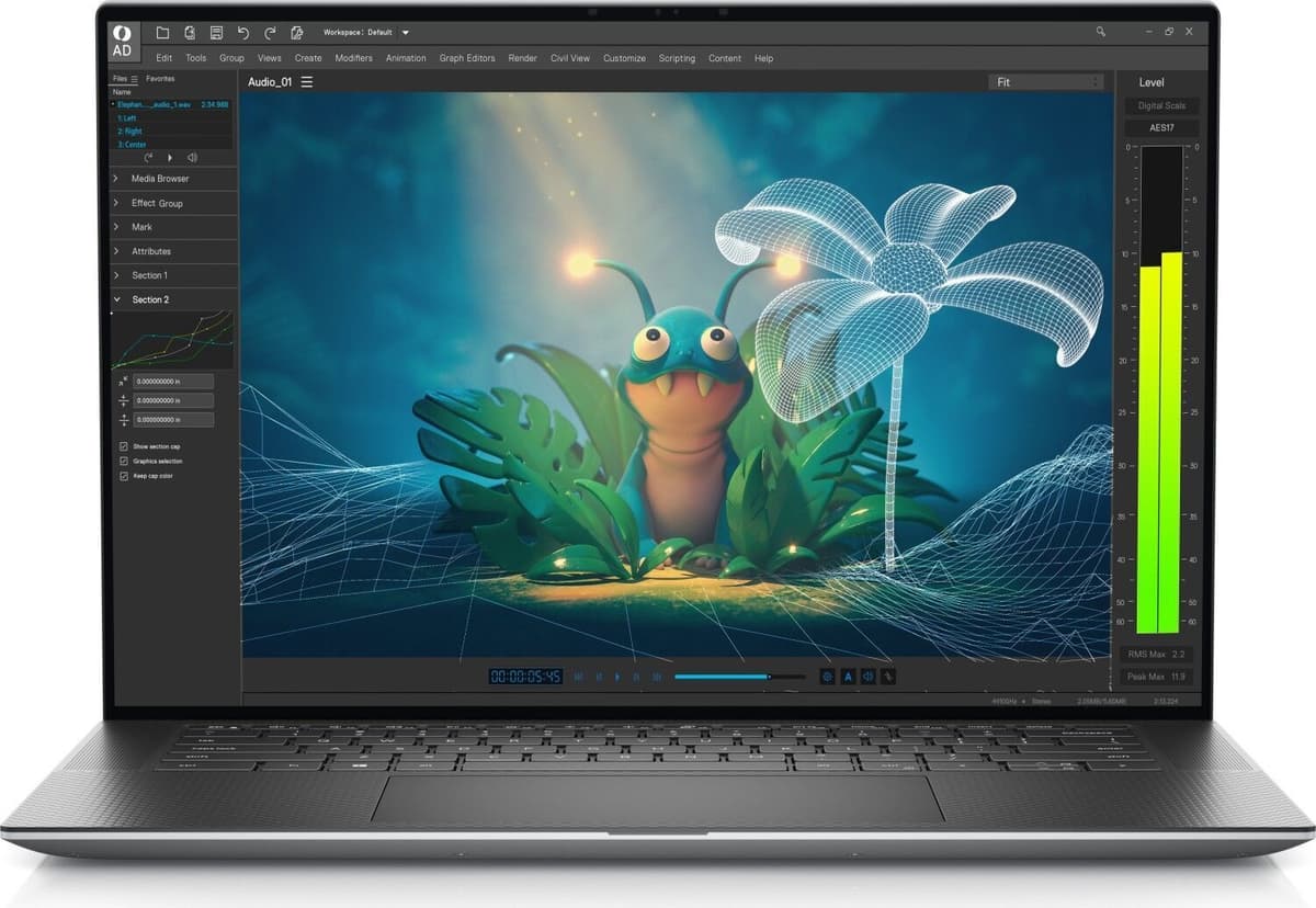 Dell Precision 5570   i7-12700H   15.6"   8 GB   512 GB SSD   WUXGA   Iluminación del teclado   RTX A1000   Win 11 Pro   DE - Refurbished