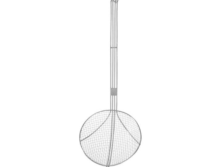 HENDI Frituurschep – Versterkte draadgreep – Roestvrij staal – Ø200x510 mm – Vaatwasserbestendig