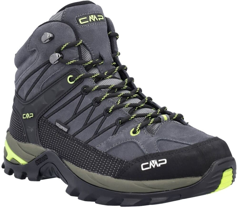 CMP Rigel Mid WP Herre Grey/Yellow Fluo 43