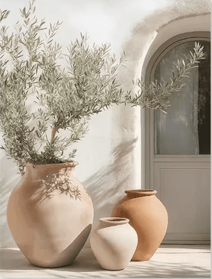 Inspire Picks Mediterranean Olive Tree Wall Art Countryside Landscape Poster For Farmhouse Decor lc028 1 30x40cm Unframed