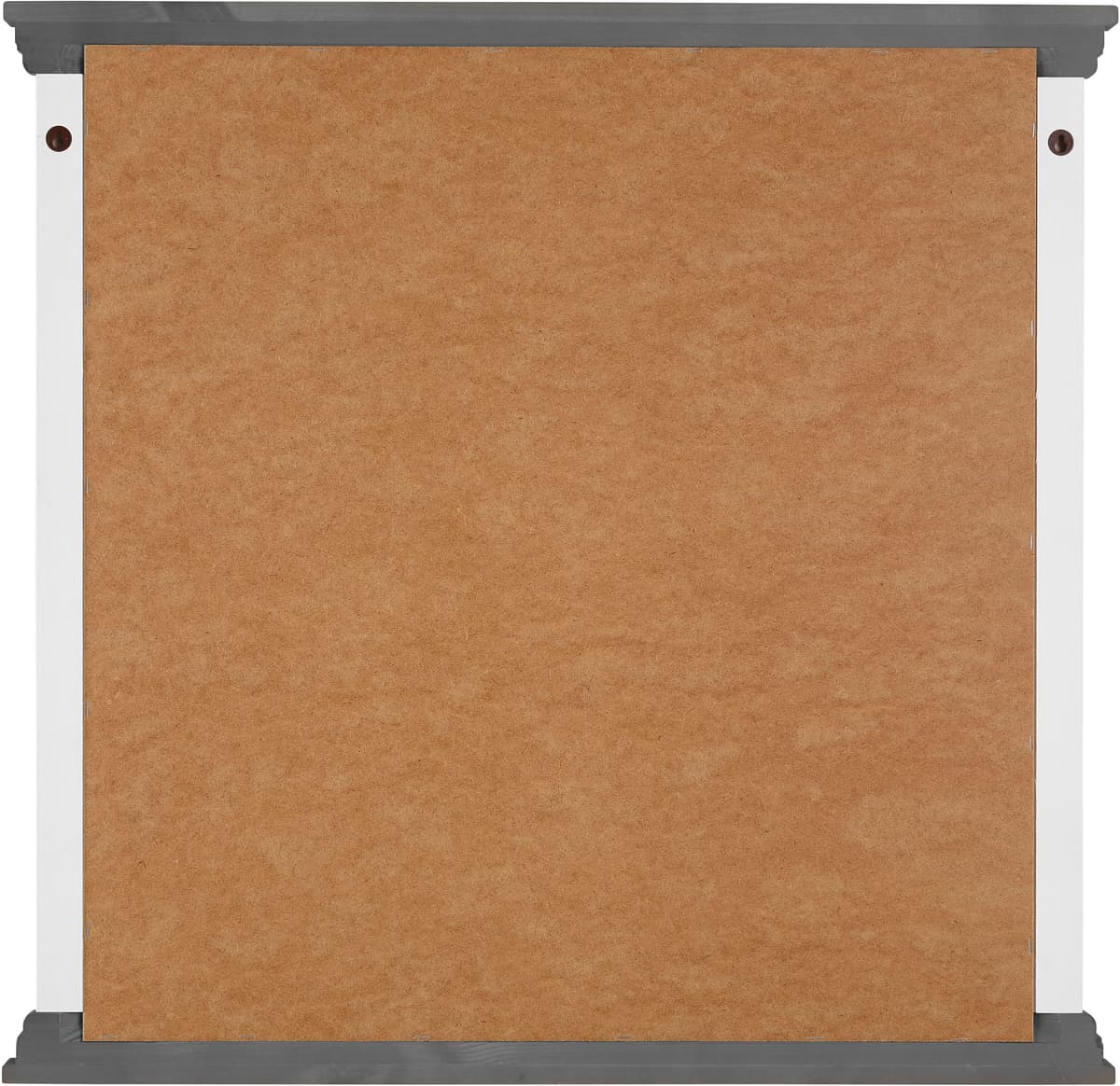 Garderobenspiegel OTTO HOME "Basilico, Spiegel", grau (weiß, grau), B:86cm H:83,5cm T:4,5cm, Spiegel, Garderobenspiegel, Rahmen aus massiver Kiefer, FSC, Breite 86 cm