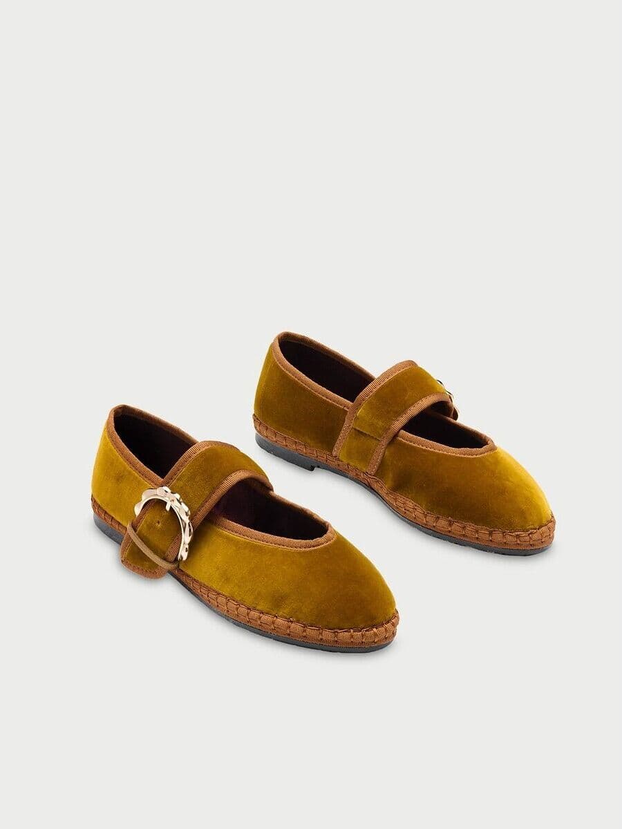 FLABELUS Ballerines en velours Sophie