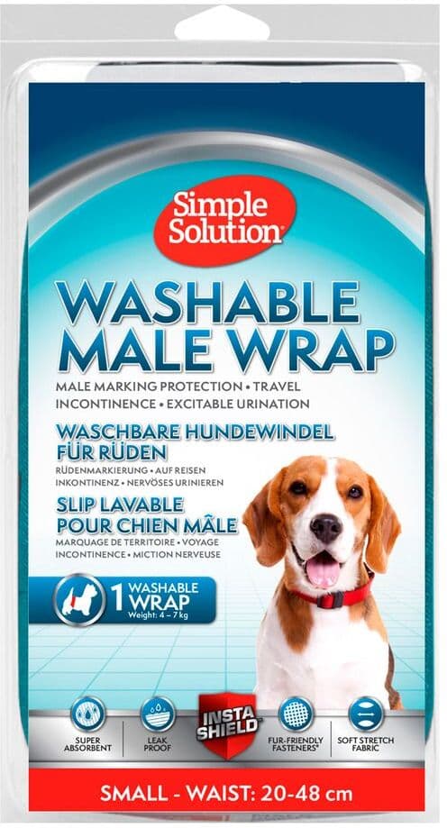 Simple Solution Magebånd Til Hannhunder, Vaskbart, Str. S – 1 Stk. Hjem & Fritid Rengjøring & Hygiene Kjæledyr