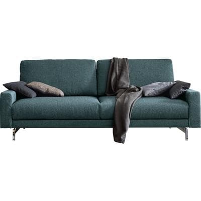2,5-Sitzer "CR.450, Designsofa, Loungesofa", blau (ozeanblau 062, 72), B:184cm H:85cm T:95cm, Jacquard-Flachgewebe Diane 1 Q2 (55% Polyacryl 45% Polyester);NaturLEDER OSKAR (echtes Rindsleder), CREATION BY ROLF BENZ, Sofas, Armlehne niedrig, Fuß...