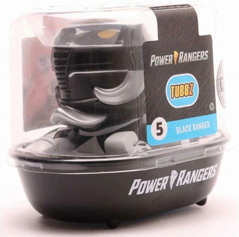 Numskull Power Rangers: First Edition Tubbz Rubber Duck Black Ranger #5 10εκ.