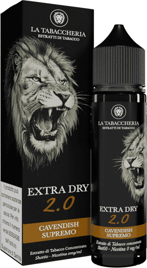 La Tabaccheria Cavendish Supremo Extra Dry 2.0 Liquido Shot 20ml Tabacco