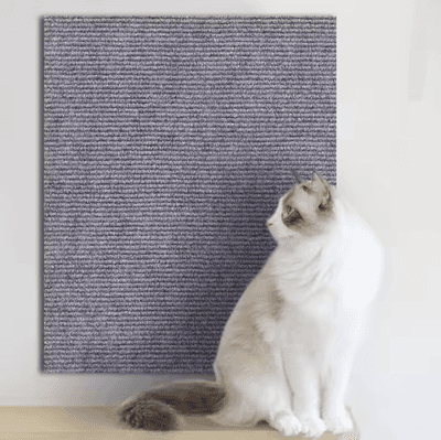Inspire Curations ScratchShield Self Adhesive Cat Scratch Protector Mat gray 30x30cm