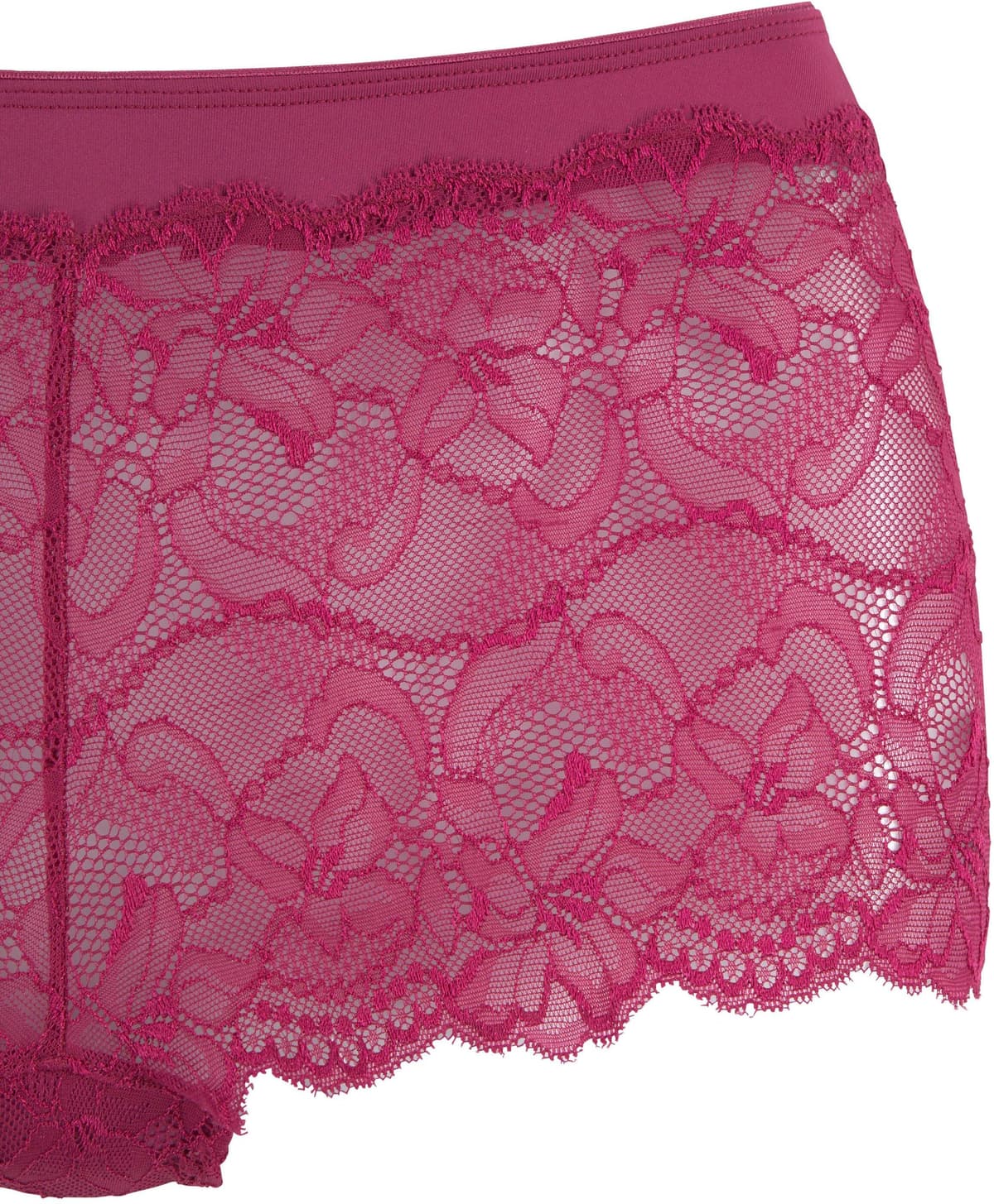 Panty VIVANCE, Damen, Gr. 48/50, rot (bordeaux, schwarz), Spitze, Obermaterial: 92% Polyamid, 8% Elasthan (LYCRA). Spitze: 90% Polyamid, 10% Elasthan, unifarben, körpernah, Unterhosen Panty, weiches Microfaser Bündchen und zarte Spitze bordeaux, schwarz 4