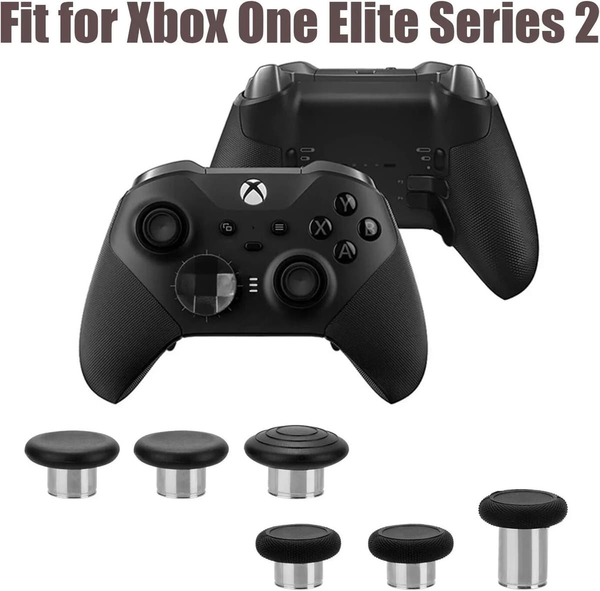 INF Boutons de pouce de contrôleur de jeu pour Xbox One Elite Series 2, paquet de 6