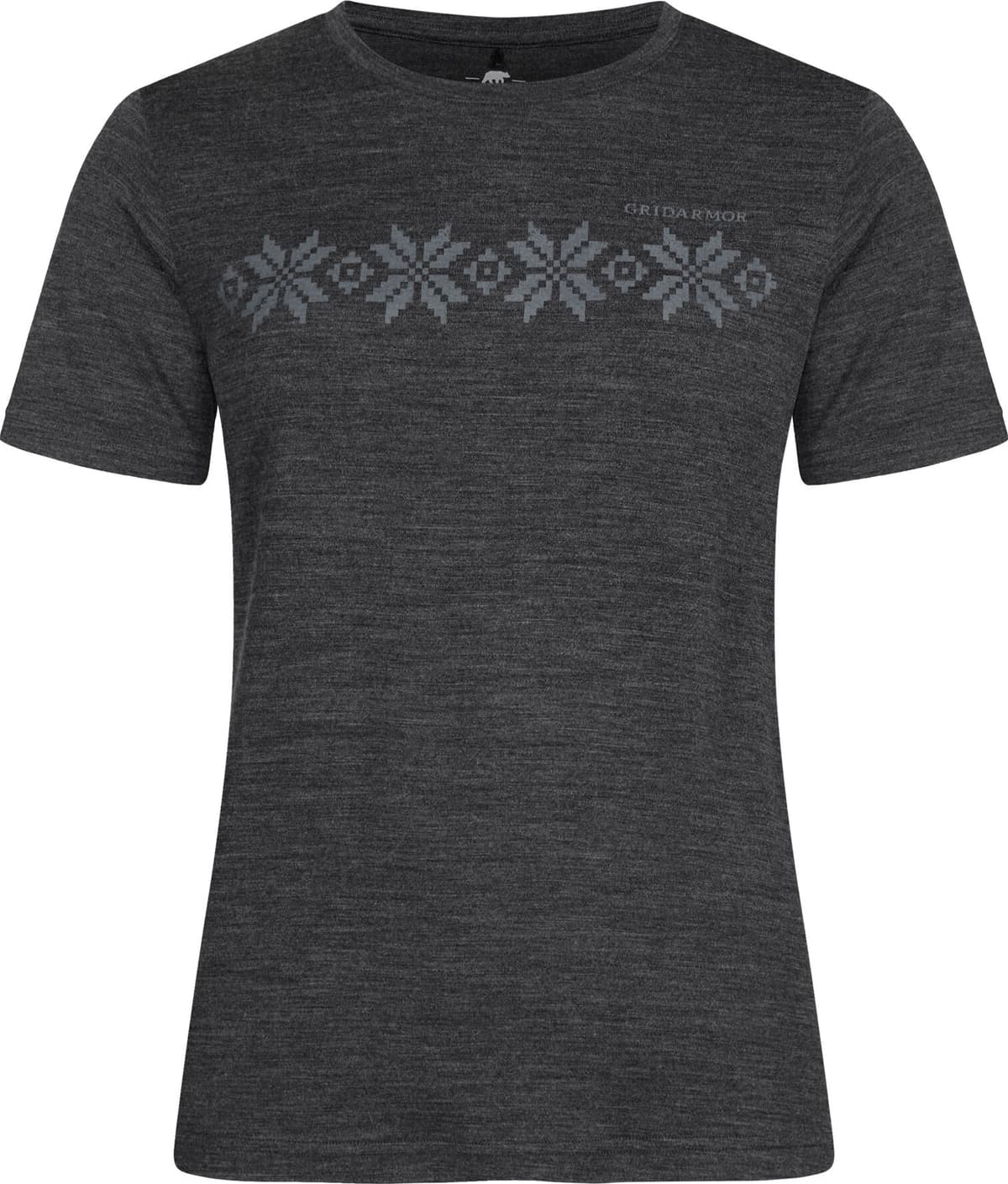 Gridarmor Women's Larsnes Merino T-shirt Dark Grey Melange M