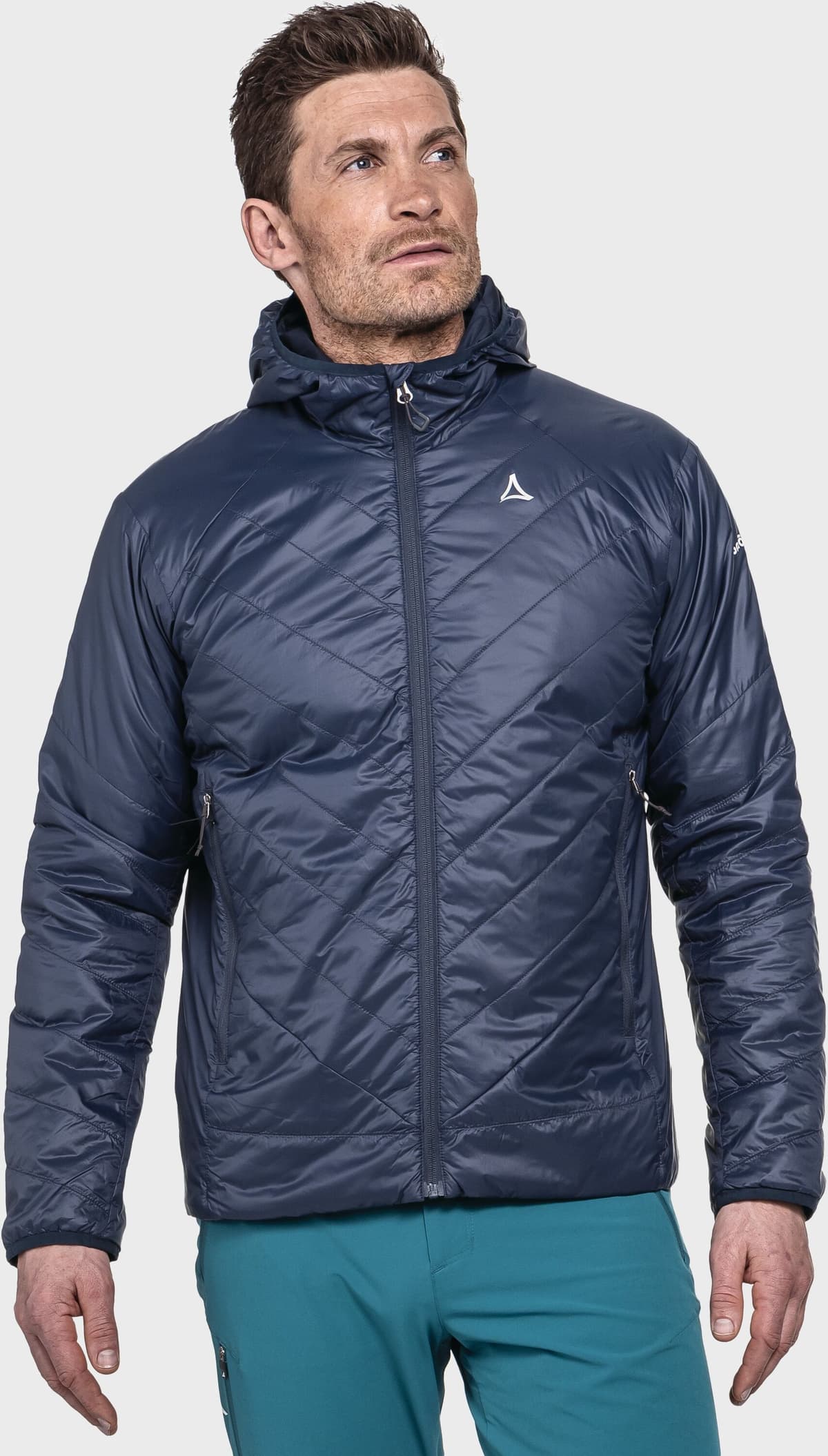 Funktionsjacke SCHÖFFEL "Ins Jacket Style Cascata MNS", Herren, Gr. 58, blau (8820, blau), Oberstoff: 100% Nylon. Futter: 100% Polyester. Wattierung: 100% Polyester, regular fit, hoch geschlossener Ausschnitt, Jacken Funktionsjacke 8820, blau 58