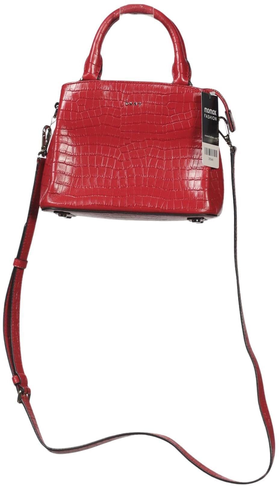 Dkny by Donna Karan New York Damen Handtasche klein Leder, Rot, Leder - Second Hand