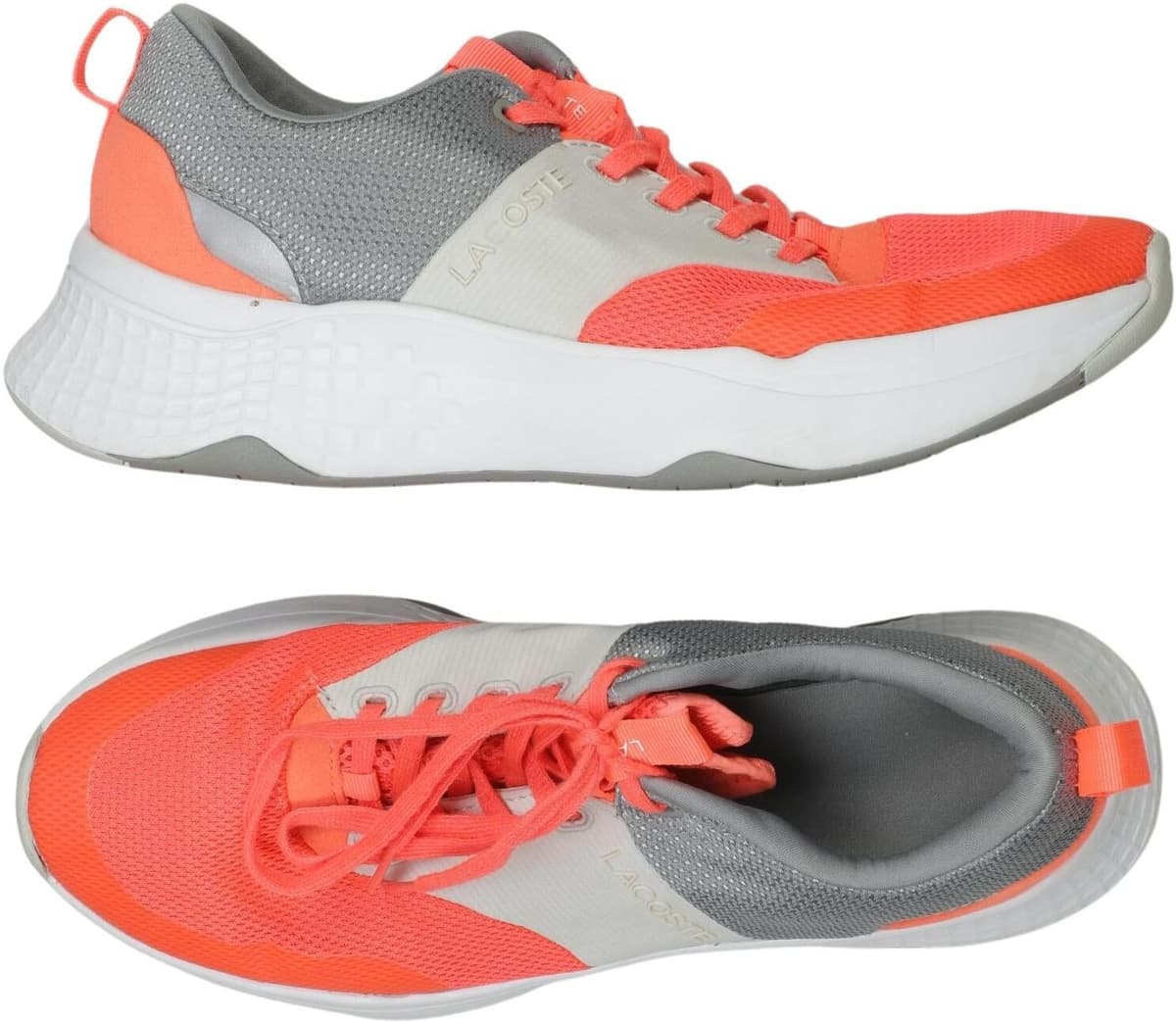 Lacoste Damen Sneaker, Neon, Gr. EU 39.5, kein / Etikett - Second Hand