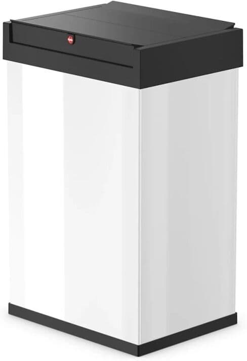 Hailo Κάδος Απορριμμάτων Πλαστικός Λευκός 35lt 8401310
