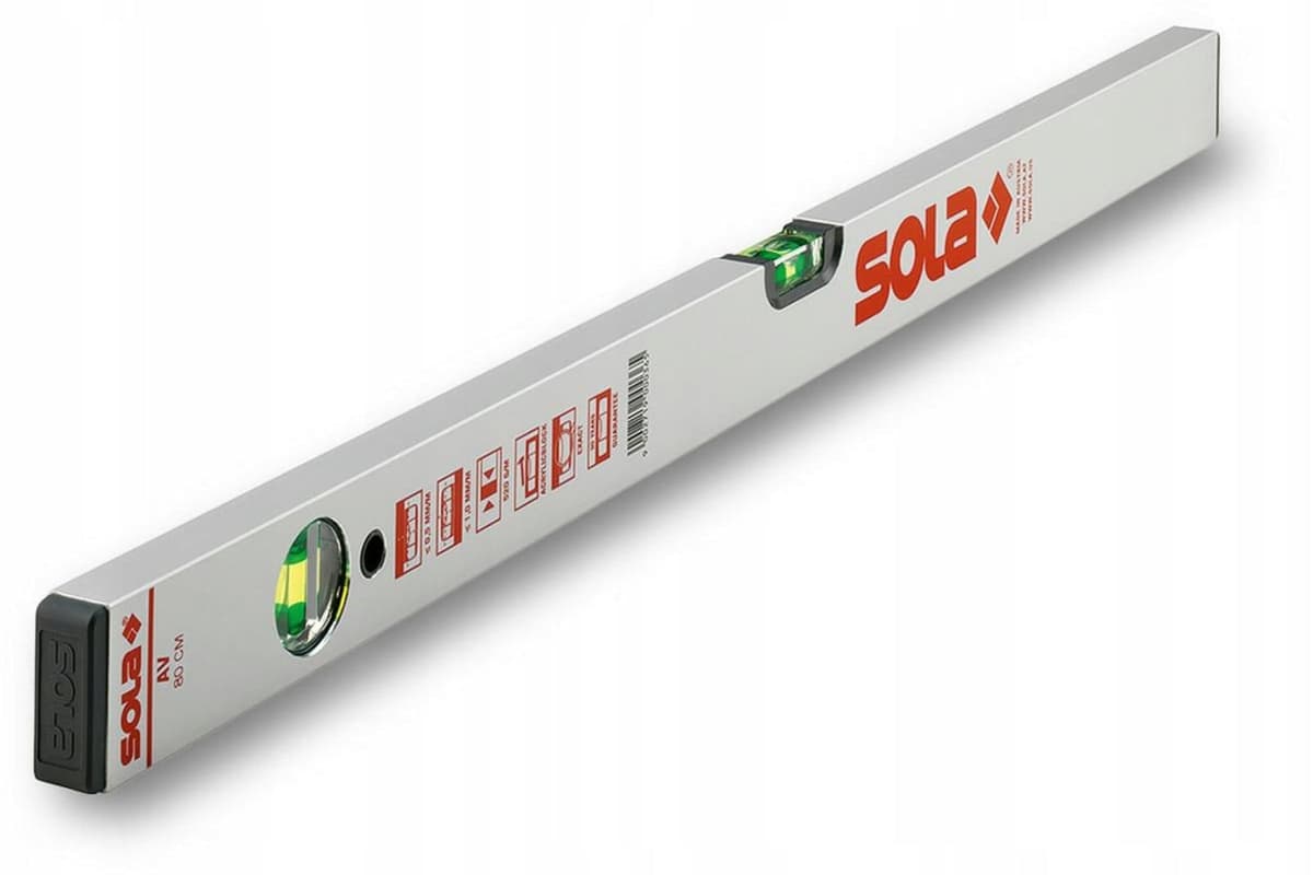 Sola Waterpas AV Aluminium, Breedte: 80 cm