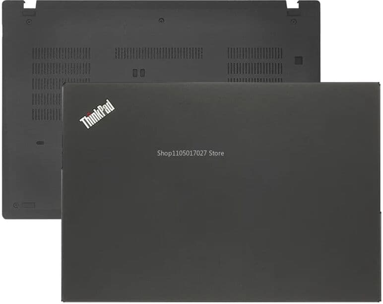 BOMP Laptop Case for Lenovo Thinkpad T490 T495 P43S T14 Gen1 LCD Back Cover Bottom Base Case Topcase Rear Lid Lower Housing Black