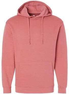 LAT 6926 Pullover Fleece Hoodie in Heather size Large   60/40 cotton/polyester