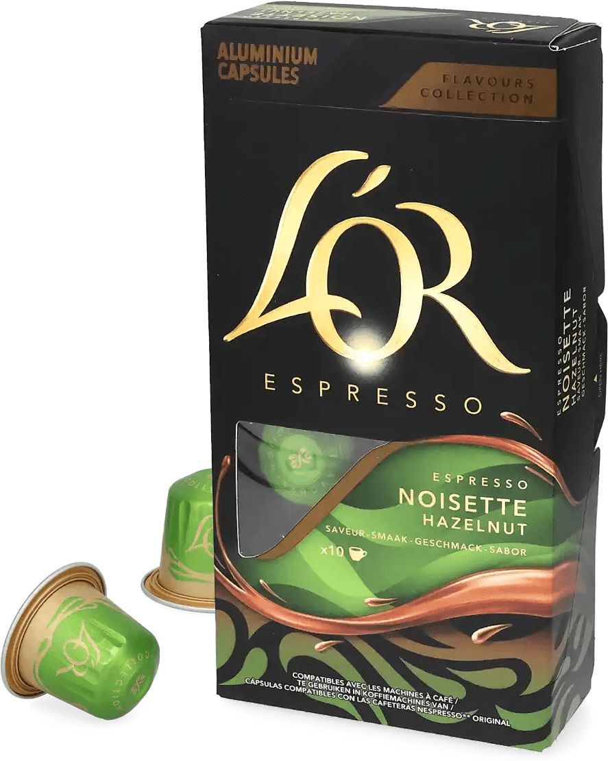 Nespresso L'OR   Espresso Hasselnöt - 10 kapslar till