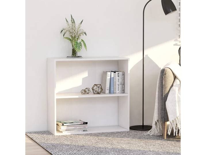 vidaXL Bücherregal Weiß 80x30x76,5 cm Holzwerkstoff