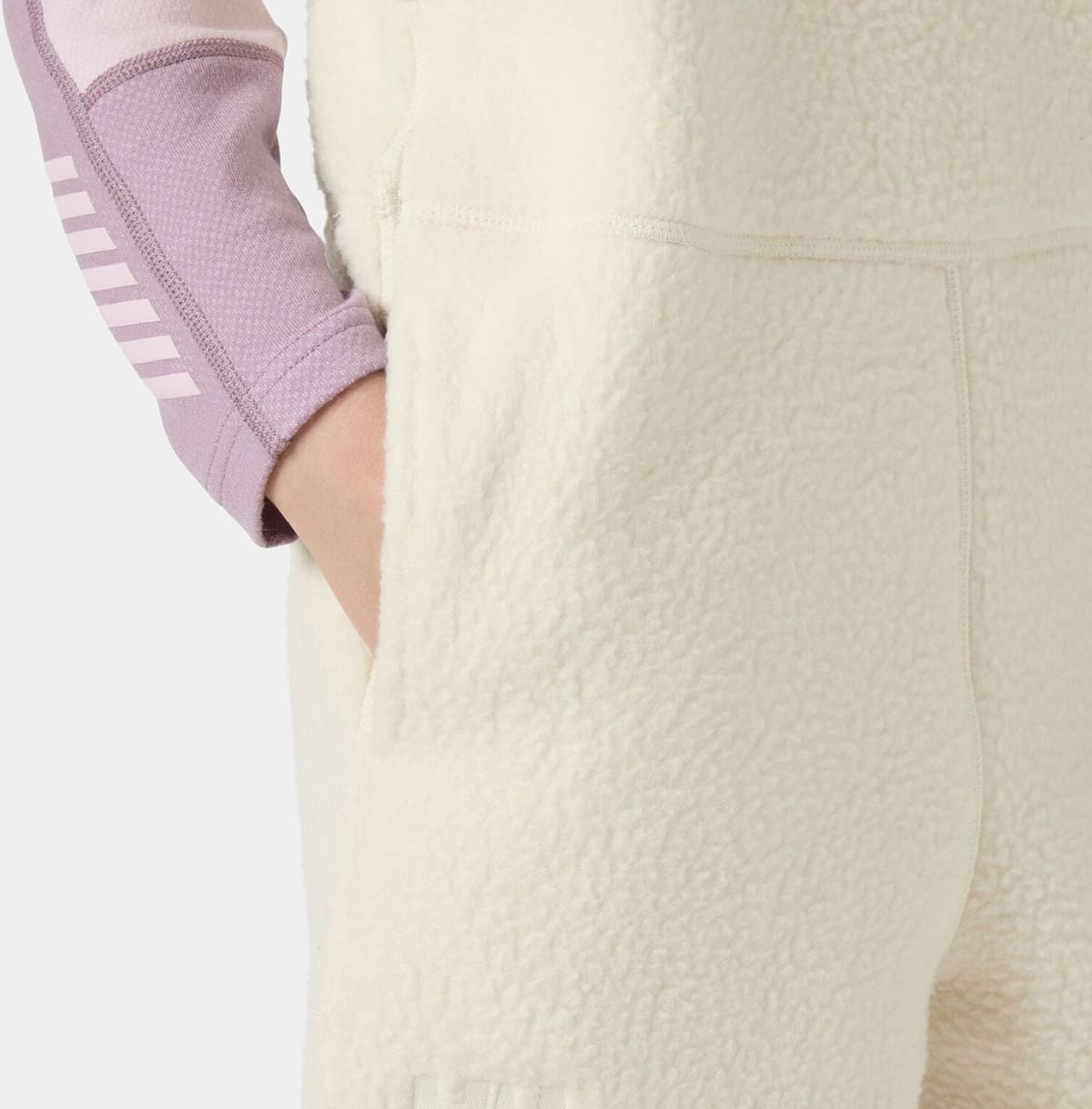 Helly Hansen Juniors' Frosty Pile Bib Pants - White/Cream - 11