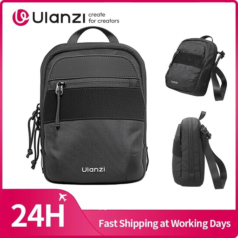 ​Ulanzi CB05 Creator Crossbody Bag 3L Photography Bag for Camera Smarthone Crossbody Bag Storage Bag for Outdoor Travel