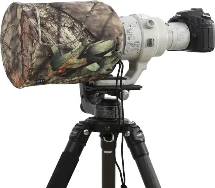 ROLANPRO Lens Cap with Hard Top Case and Drawstring Plug-in For Canon Nikon Sony 600mm 400mm 300mm Sigma 300-800mm 150-600m Lens
