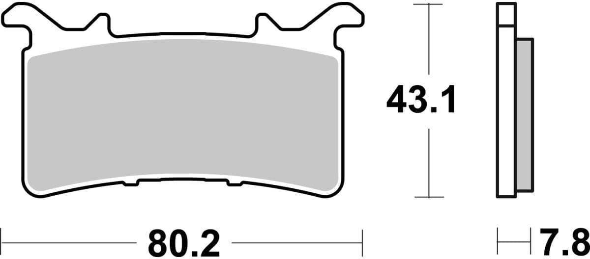 Juego de pastillas de freno PRIME - Sinter - SA BREMBO 07GR99SA
