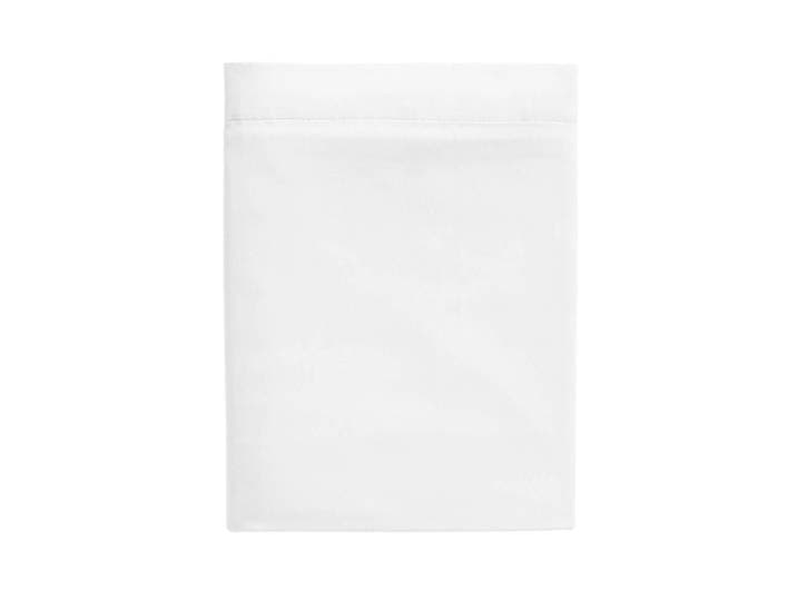 Drap plat blanc 100% satin de coton 240x310 cm