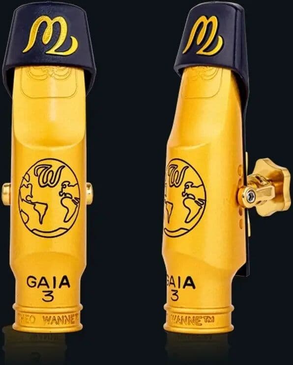 NONE Winnie, Gaia, Alto/Alto Saxophone Metal Mouthpiece Gold Lacquer Mouthpiece Sax Mouth Pieces