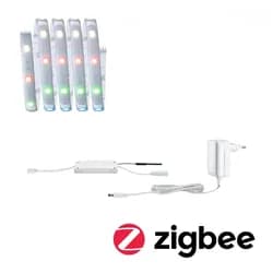 Paulmann 78865 MaxLED 250 LED Strip Smart Home Zigbee 3.0 Basisset 1,5m RGBW+ beschichtet 9W 200lm/m