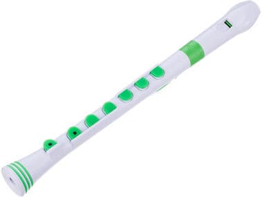 Nuvo Recorder+ Baroque white-green Blanc