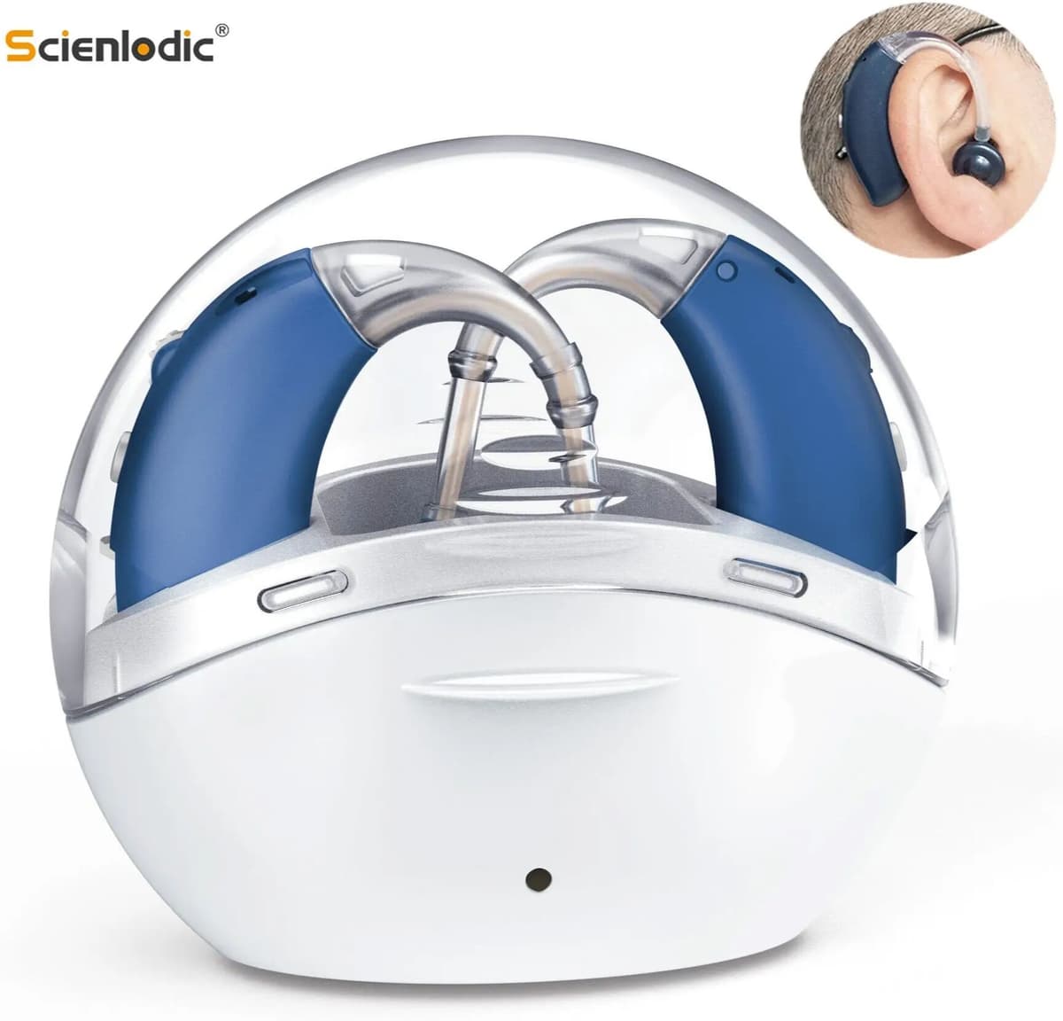 XceeFit Rechargeable Hearing Aid Digital BTE Hearing Aids Sound Amplifier Portable Deaf Elderly Dropshipping