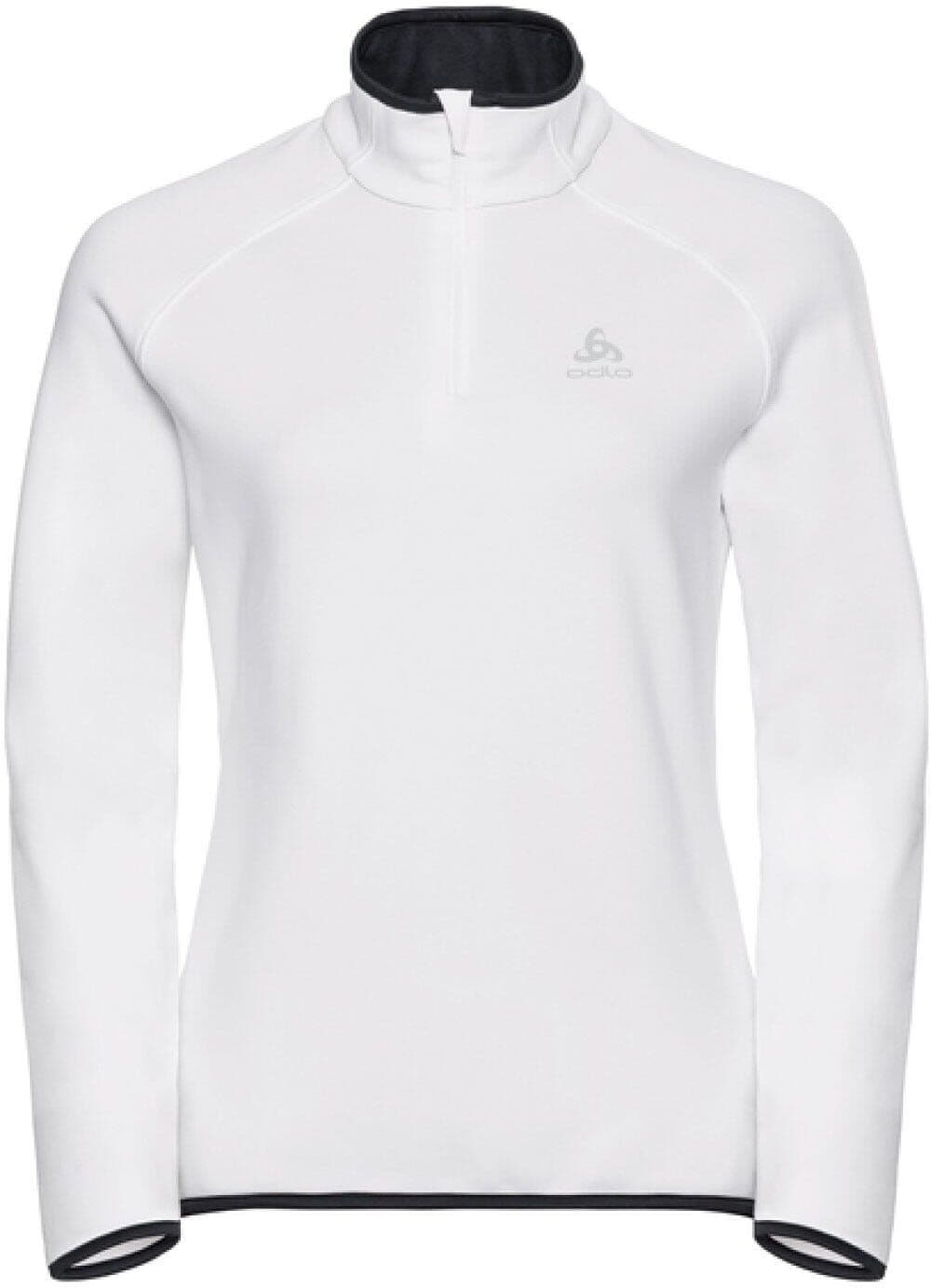 ODLO CARVE MIDLAYER ZIP W  - WHITE - Woman