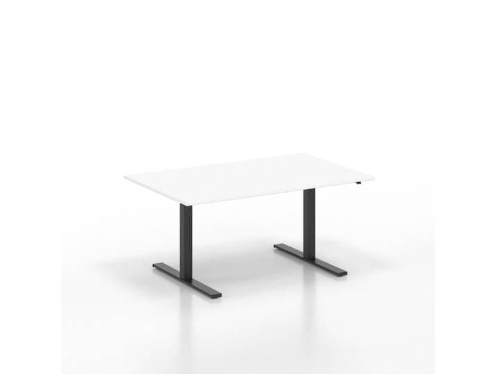 Steh-Besprechungstisch Tradingzone GO Swiss 160x100 cm, Weiss/Schwarz, Rechteckig, Neu, Tisch - Für professionelle Meetings