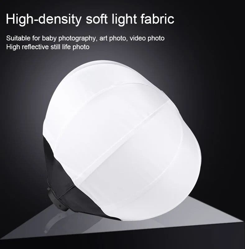 NONE Gashapon Bowens Mount Softbox Ball Sphere Diffuser For Studio Flash Monolight Continuous Lighting Photo Live Streaming