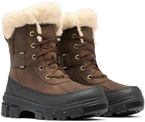Sorel Torino V Parc WP Womens, Tobacco / Black 37,5